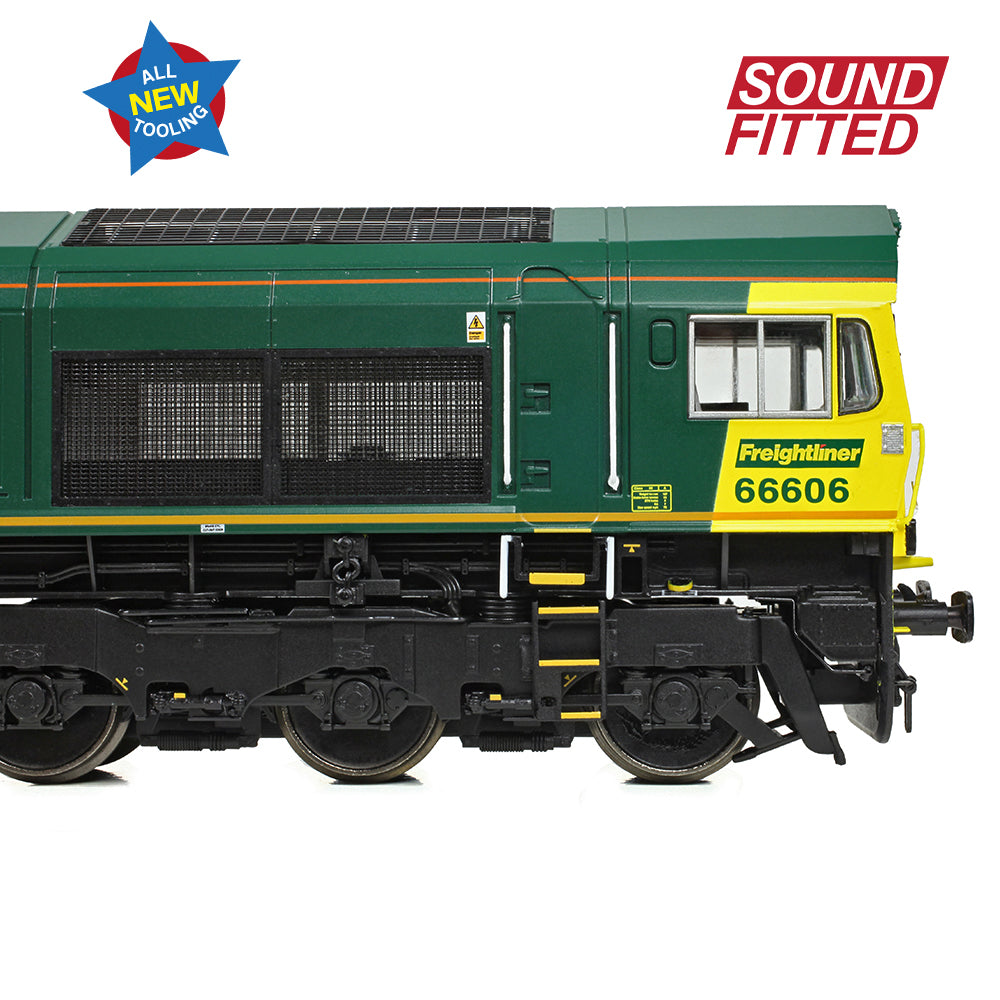Bachmann 50-002SF Class 66/6 66606 Freightliner Green OO Gauge *PRE ORDER £288.96*