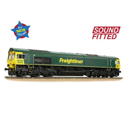 Bachmann 50-002SF Class 66/6 66606 Freightliner Green OO Gauge *PRE ORDER £288.96*