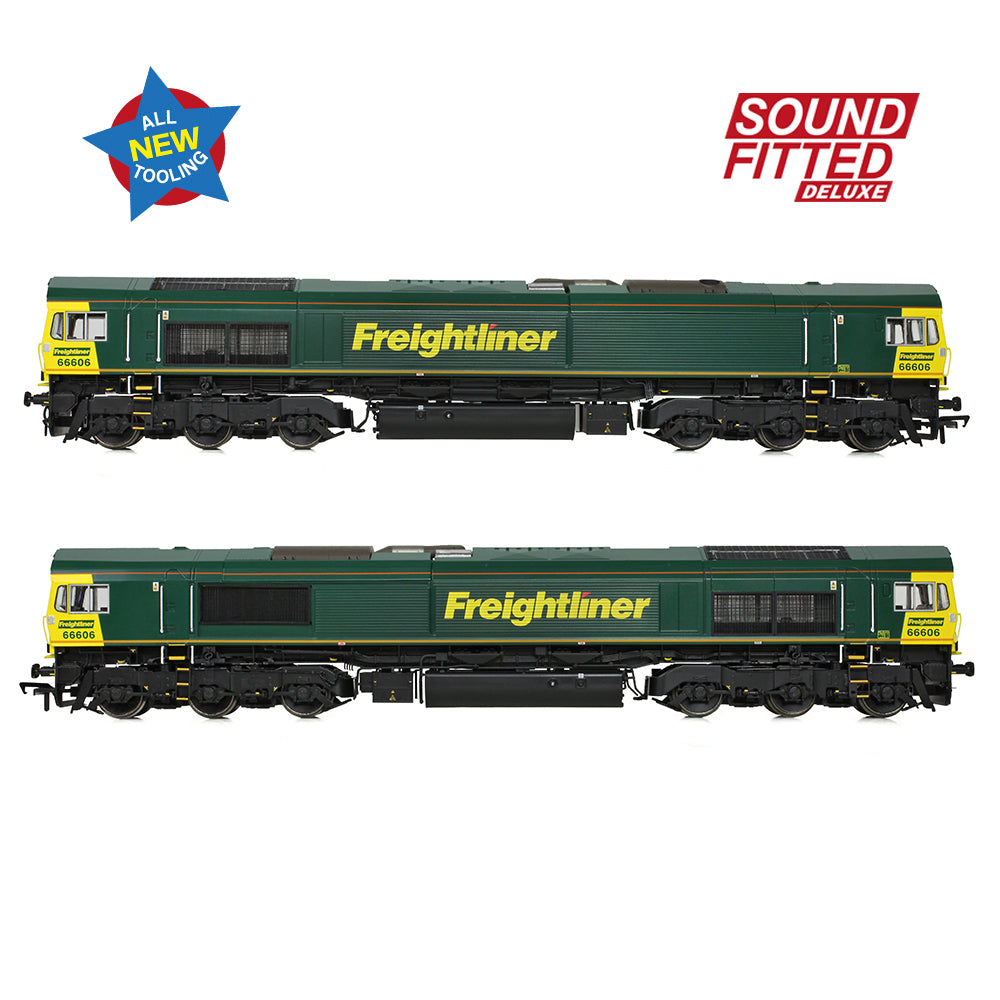 Bachmann 50-002SFX Class 66/6 66606 Freightliner Green OO Gauge *PRE ORDER £314.46*