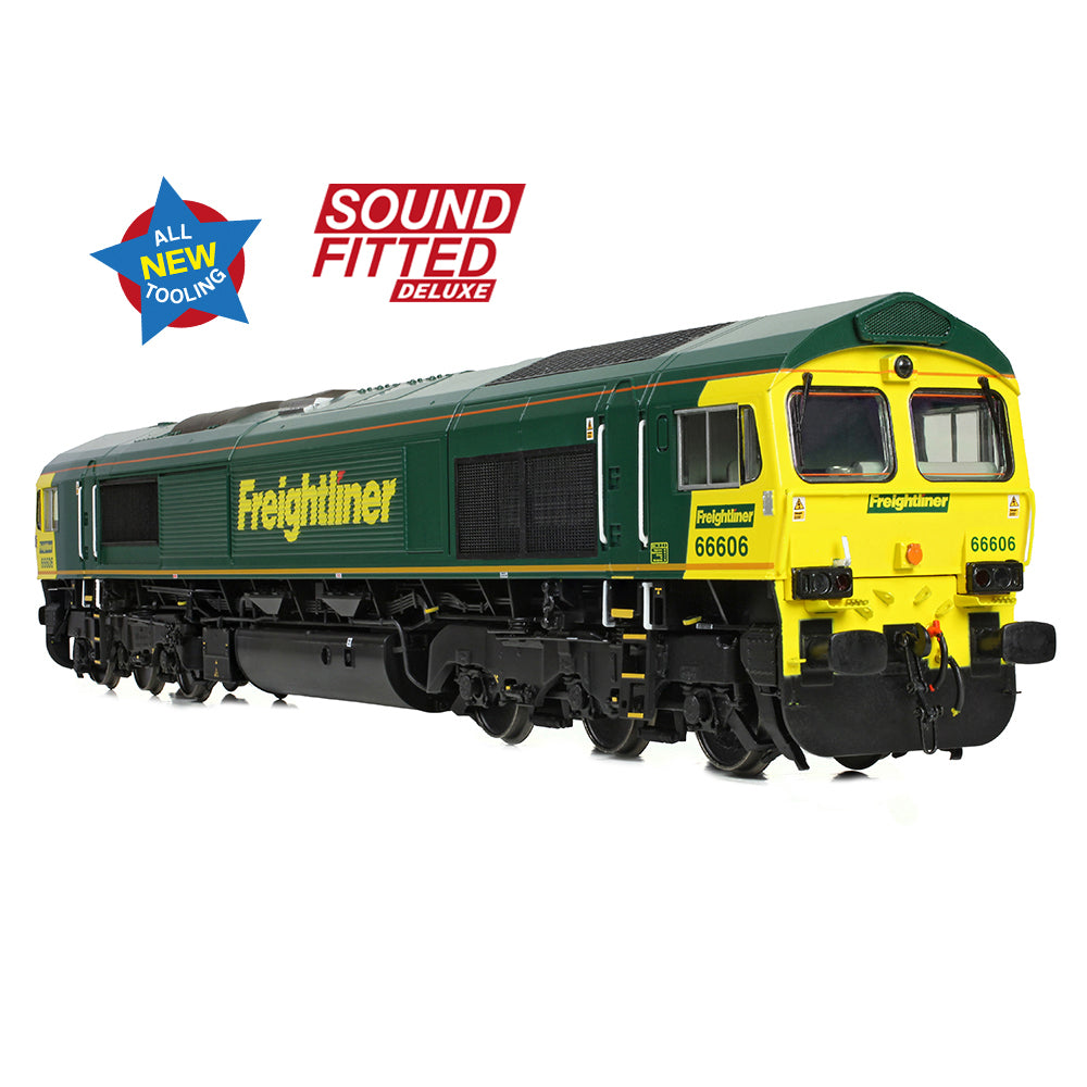 Bachmann 50-002SFX Class 66/6 66606 Freightliner Green OO Gauge *PRE ORDER £314.46*