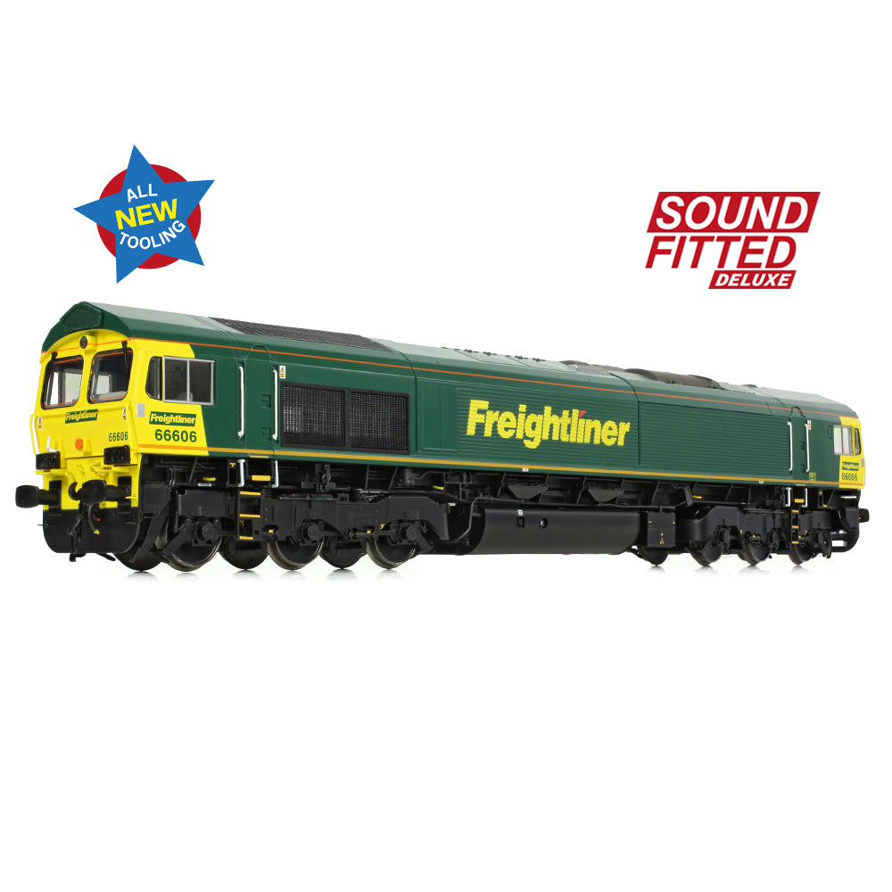 Bachmann 50-002SFX Class 66/6 66606 Freightliner Green OO Gauge *PRE ORDER £314.46*