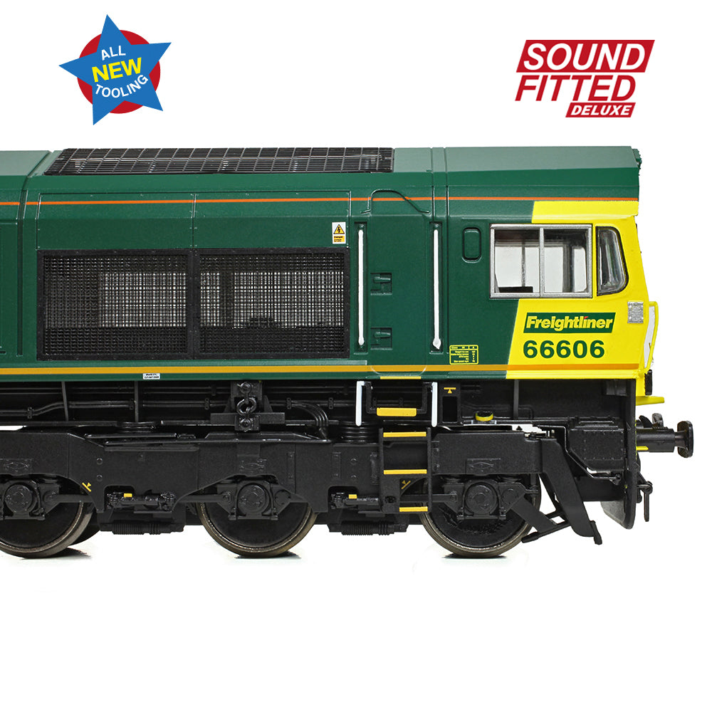 Bachmann 50-002SFX Class 66/6 66606 Freightliner Green OO Gauge *PRE ORDER £314.46*