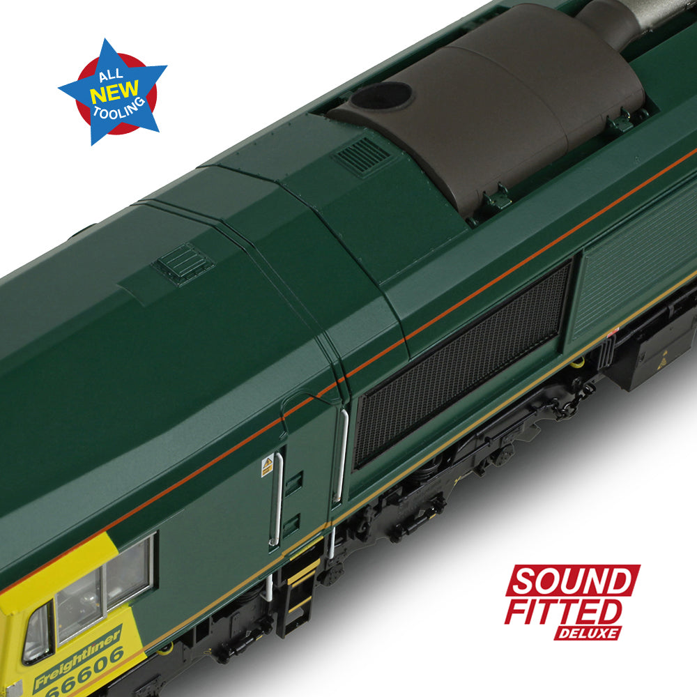 Bachmann 50-002SFX Class 66/6 66606 Freightliner Green OO Gauge *PRE ORDER £314.46*