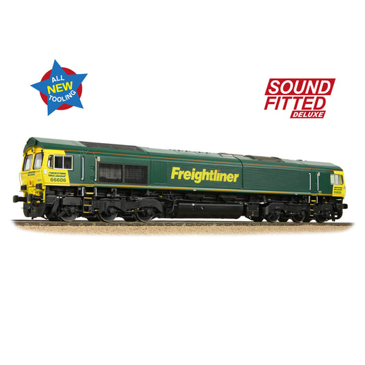 Bachmann 50-002SFX Class 66/6 66606 Freightliner Green OO Gauge *PRE ORDER £314.46*