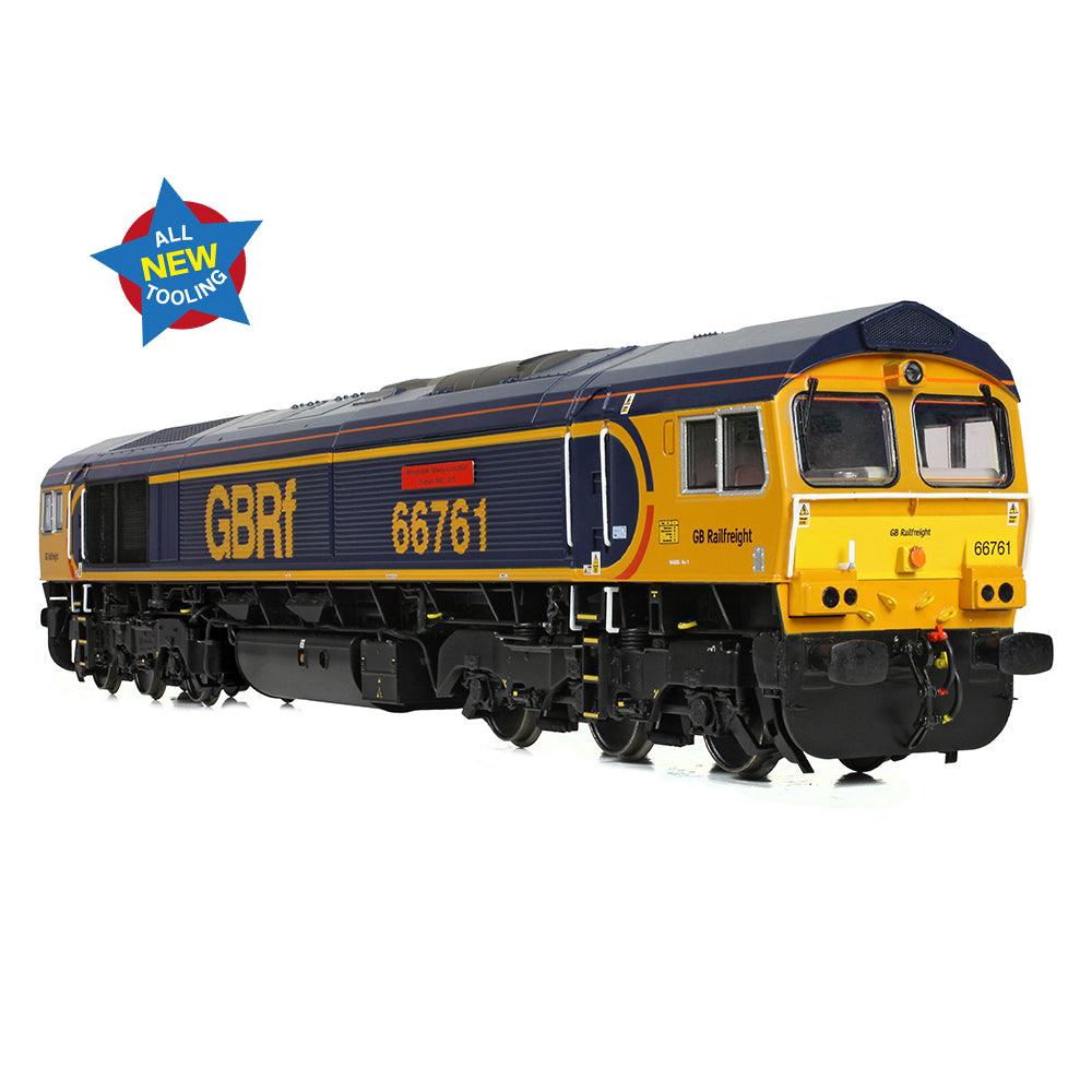 Bachmann 50-003 Class 66/7 66761 'Wensleydale Railway Association' GBRf Europorte OO Gauge *PRE ORDER £195.46*