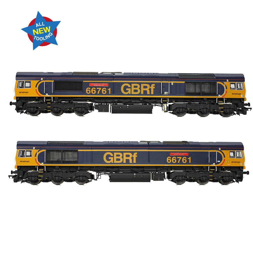 Bachmann 50-003 Class 66/7 66761 'Wensleydale Railway Association' GBRf Europorte OO Gauge *PRE ORDER £195.46*