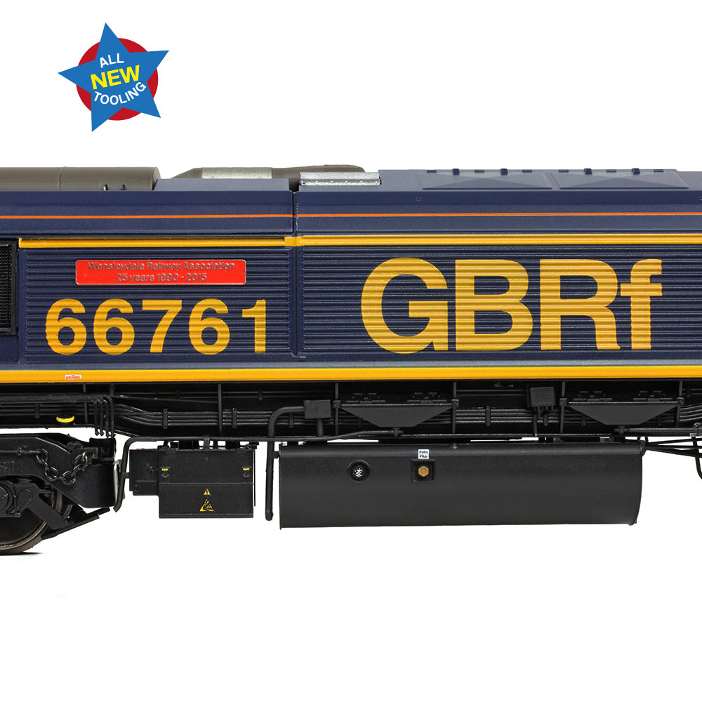 Bachmann 50-003 Class 66/7 66761 'Wensleydale Railway Association' GBRf Europorte OO Gauge *PRE ORDER £195.46*