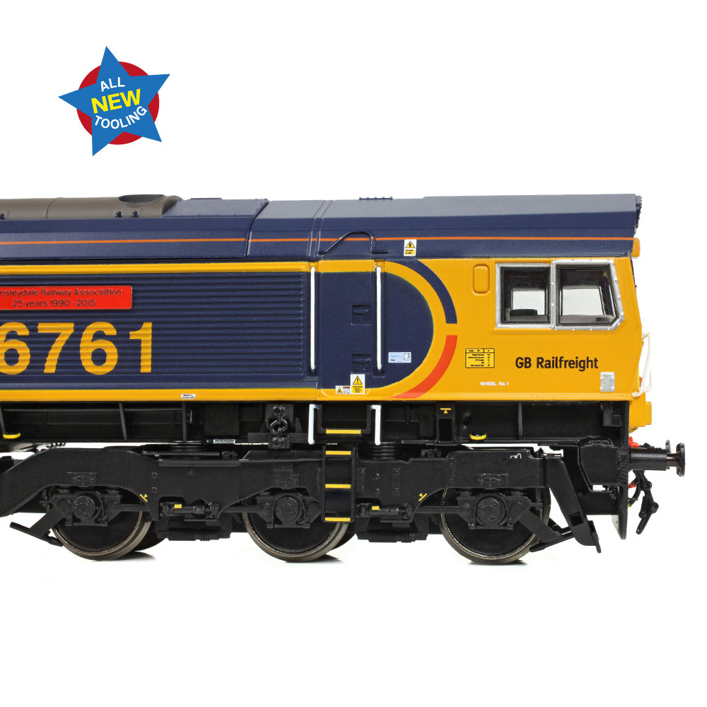 Bachmann 50-003 Class 66/7 66761 'Wensleydale Railway Association' GBRf Europorte OO Gauge *PRE ORDER £195.46*