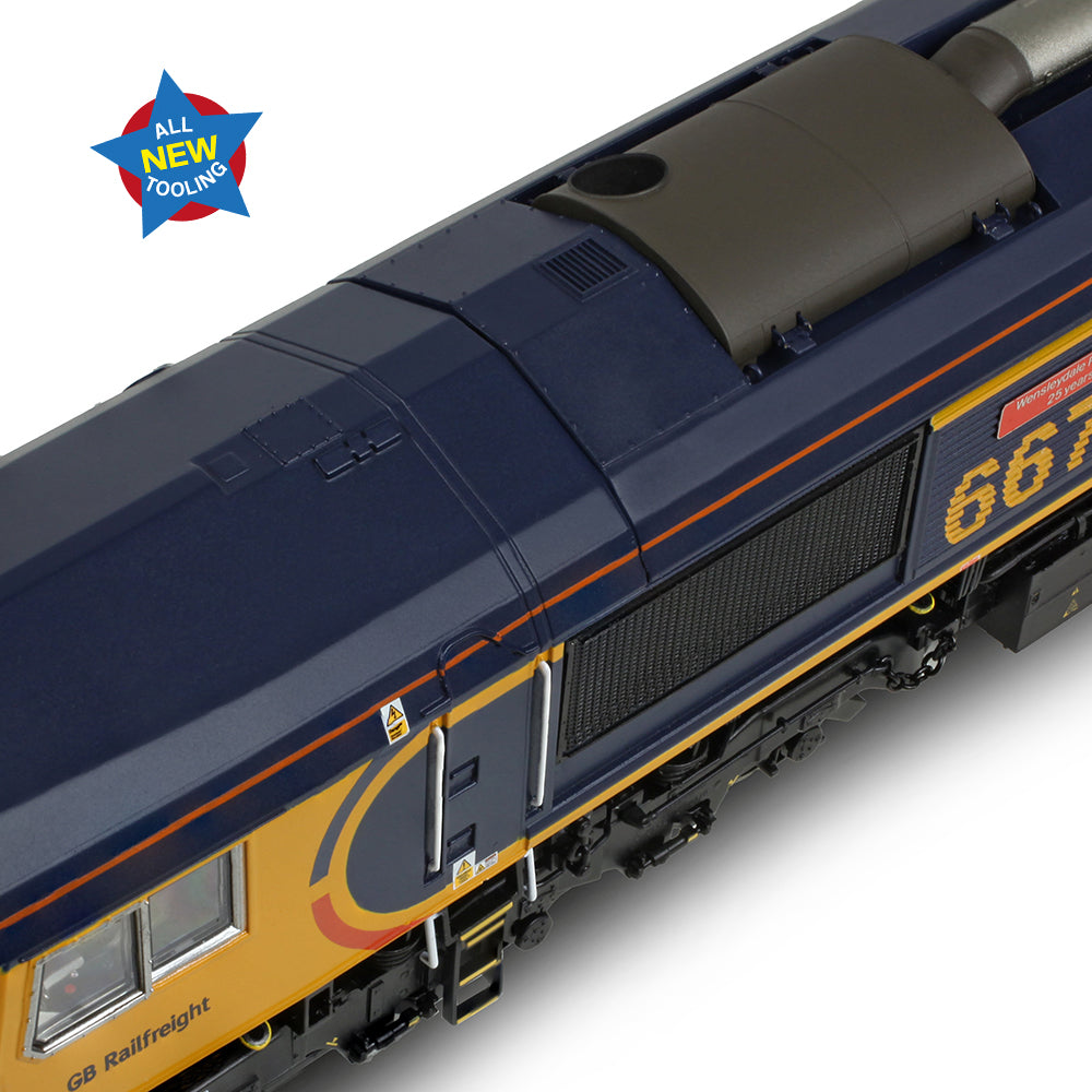 Bachmann 50-003 Class 66/7 66761 'Wensleydale Railway Association' GBRf Europorte OO Gauge *PRE ORDER £195.46*