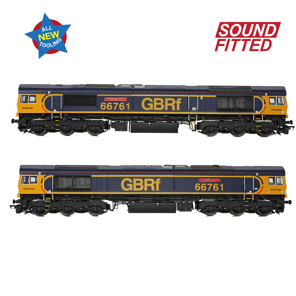 Bachmann 50-003SF Class 66/7 66761 'Wensleydale Railway Association' GBRf Europorte OO Gauge *PRE ORDER £288.96*