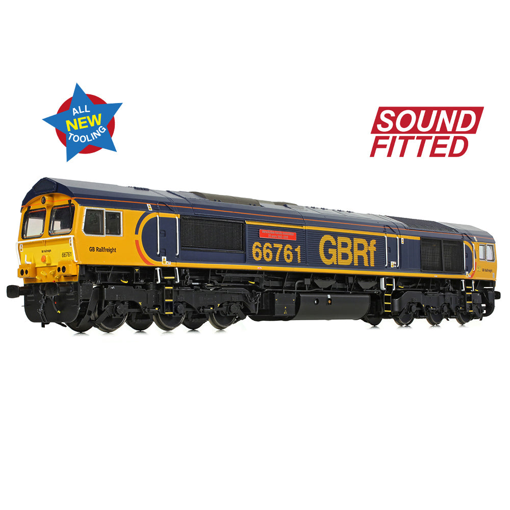 Bachmann 50-003SF Class 66/7 66761 'Wensleydale Railway Association' GBRf Europorte OO Gauge *PRE ORDER £288.96*
