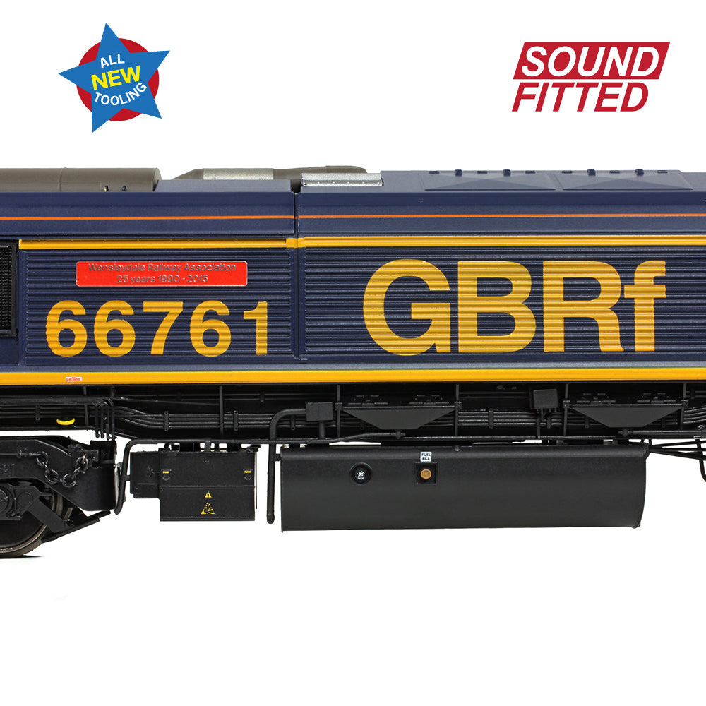 Bachmann 50-003SF Class 66/7 66761 'Wensleydale Railway Association' GBRf Europorte OO Gauge *PRE ORDER £288.96*