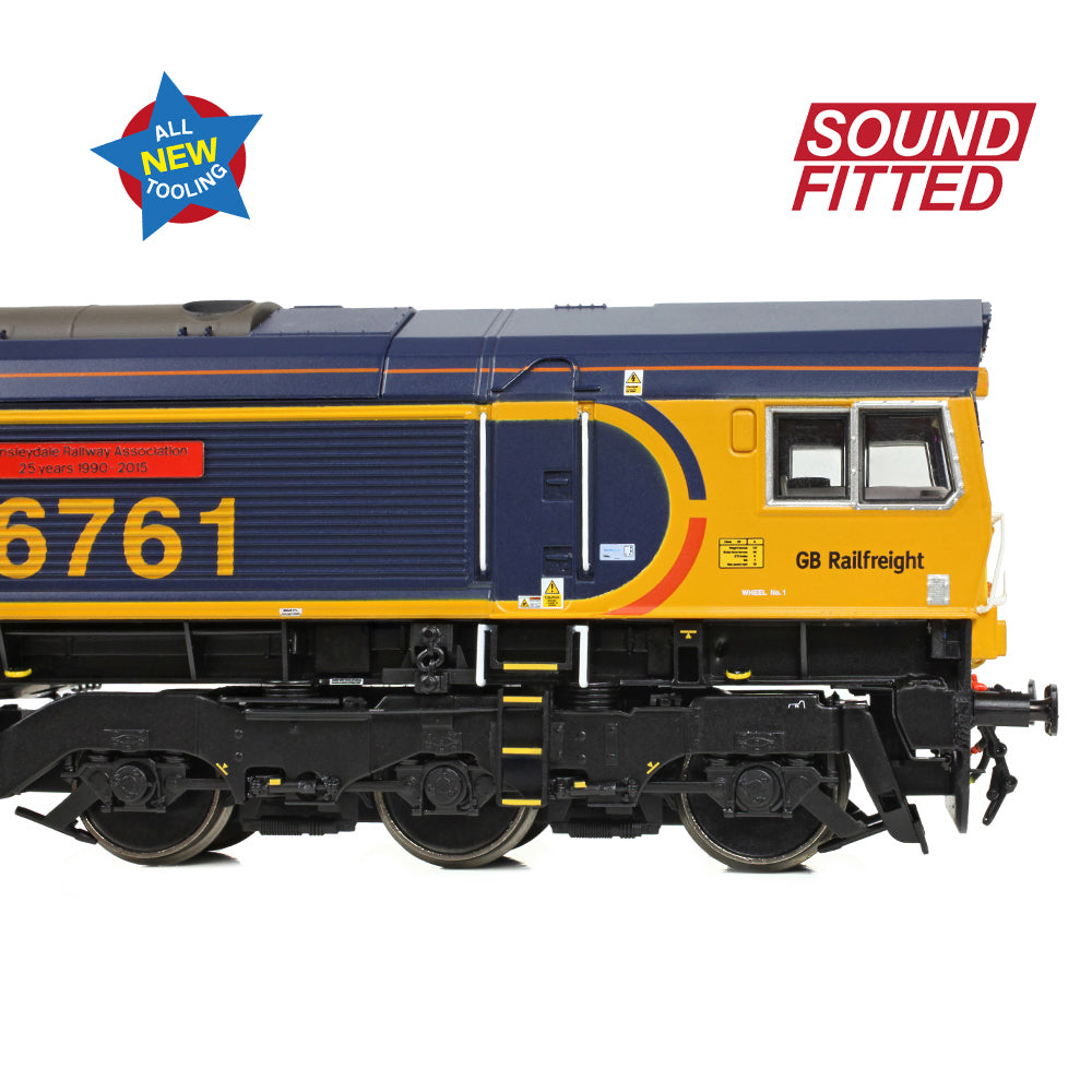 Bachmann 50-003SF Class 66/7 66761 'Wensleydale Railway Association' GBRf Europorte OO Gauge *PRE ORDER £288.96*