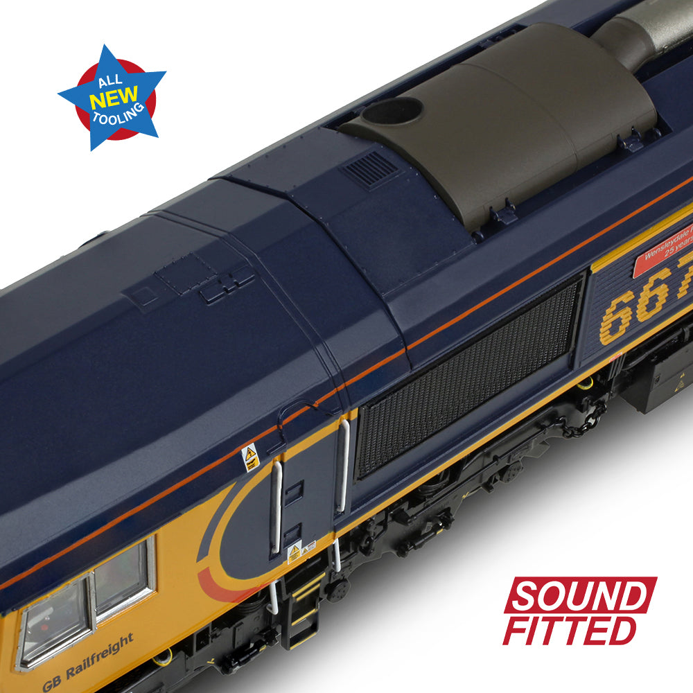 Bachmann 50-003SF Class 66/7 66761 'Wensleydale Railway Association' GBRf Europorte OO Gauge *PRE ORDER £288.96*