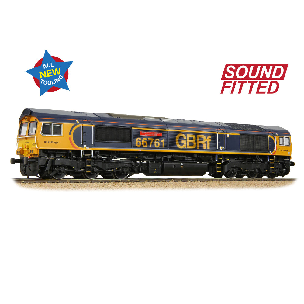 Bachmann 50-003SF Class 66/7 66761 'Wensleydale Railway Association' GBRf Europorte OO Gauge *PRE ORDER £288.96*