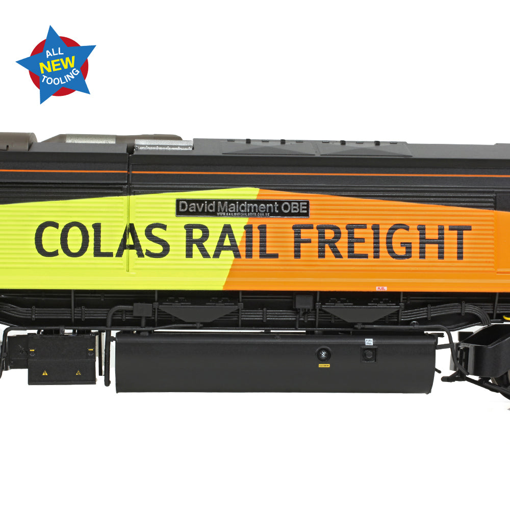 Bachmann 50-004A Class 66/8 66850 'David Maidment OBE' Colas Rail Freight OO Gauge *PRE ORDER £195.46*