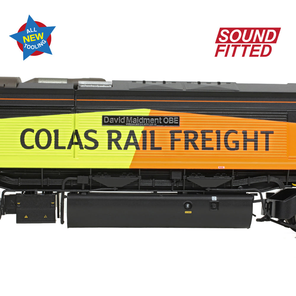 Bachmann 50-004ASF Class 66/8 66850 'David Maidment OBE' Colas Rail Freight OO Gauge *PRE ORDER £288.96*