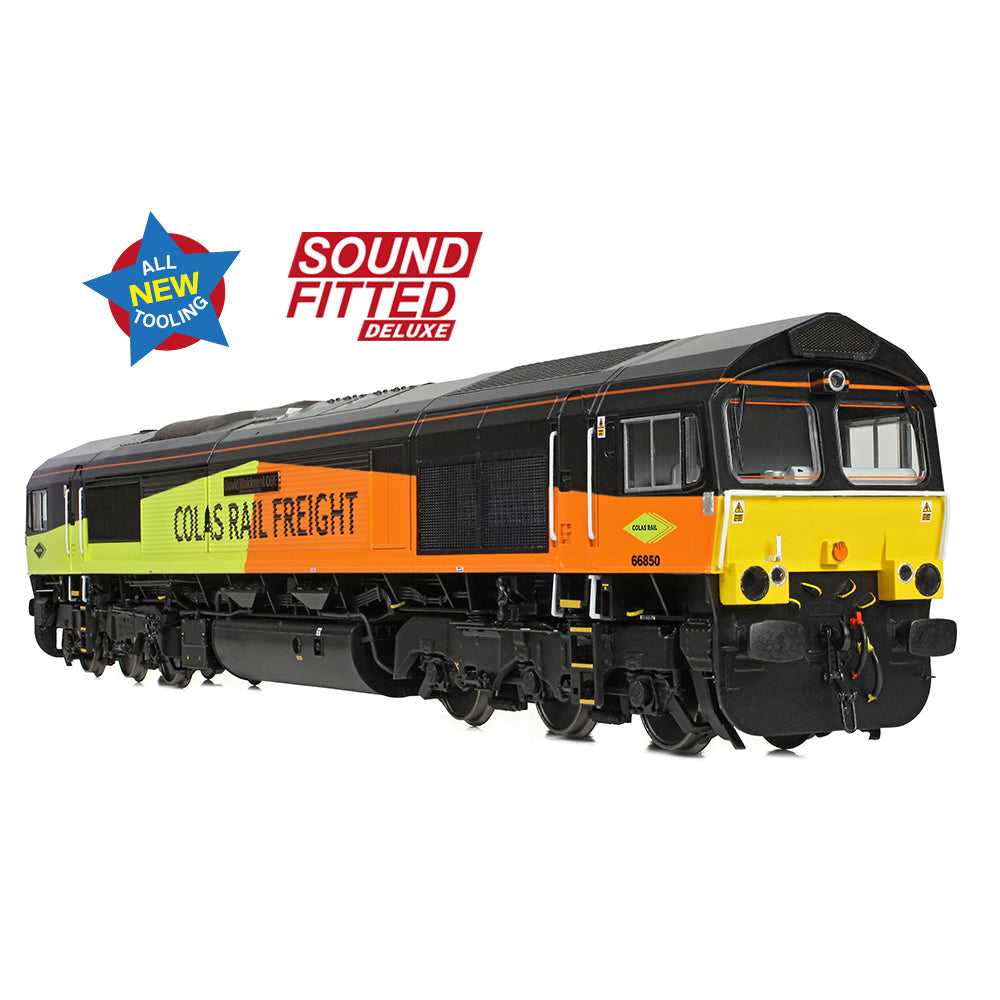 Bachmann 50-004ASFX Class 66/8 66850 'David Maidment OBE' Colas Rail Freight OO *PRE ORDER £314.46*