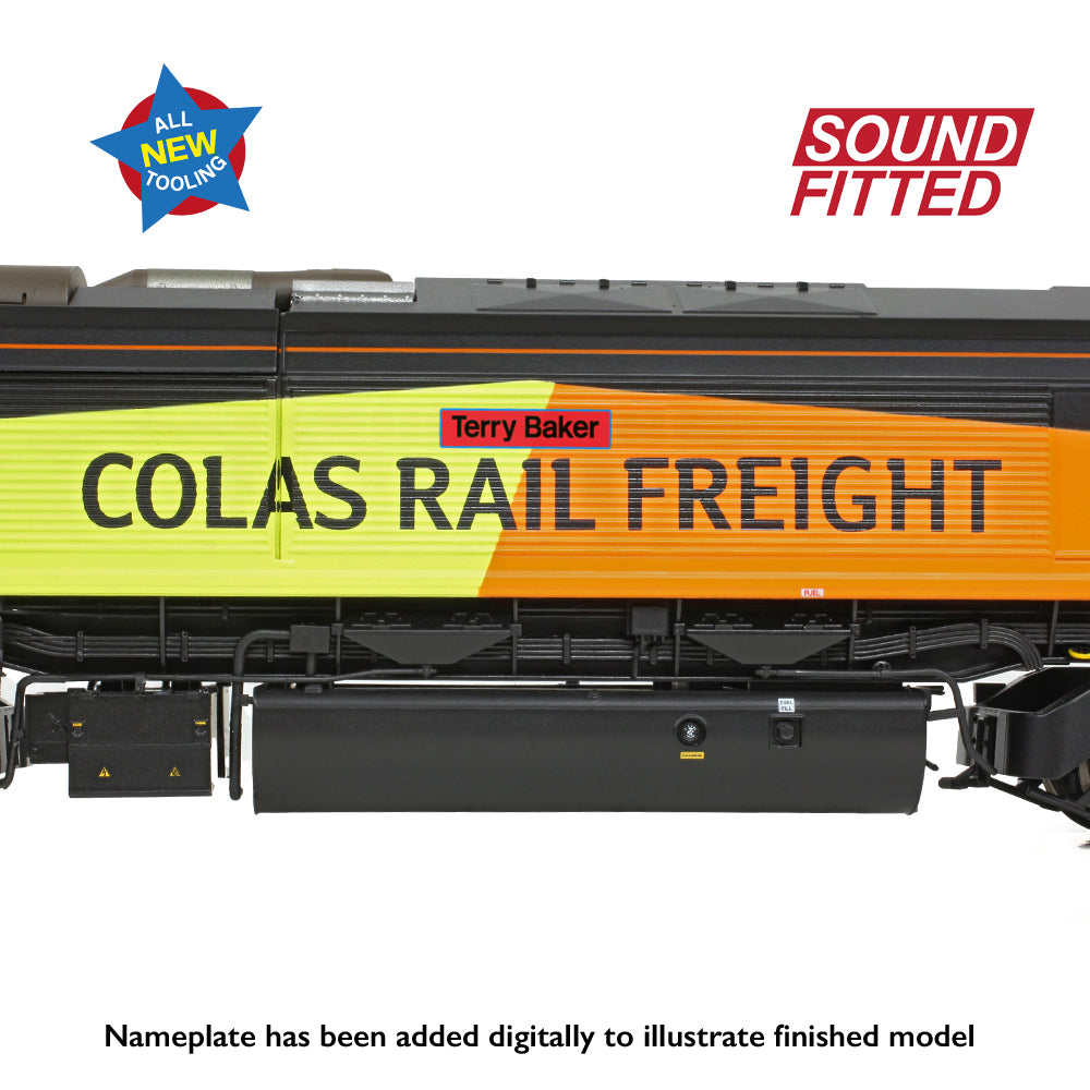 Bachmann 50-004SF Class 66/8 66847 'Terry Baker' Colas Rail Freight OO Gauge *PRE ORDER £288.96*