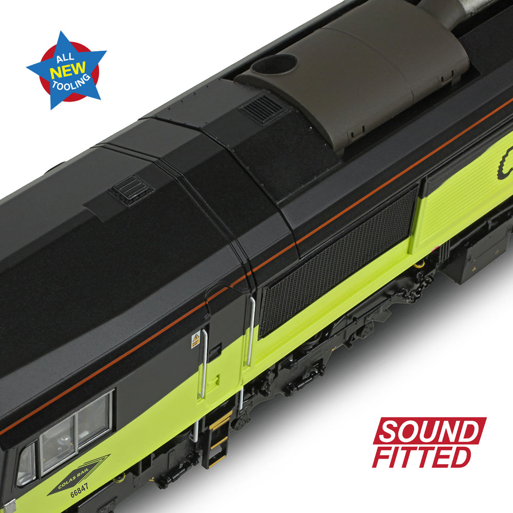 Bachmann 50-004SF Class 66/8 66847 'Terry Baker' Colas Rail Freight OO Gauge *PRE ORDER £288.96*