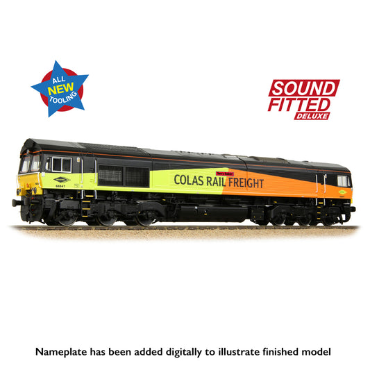 Bachmann 50-004SFX Class 66/8 66847 'Terry Baker' Colas Rail Freight OO Gauge *PRE ORDER £314.46*