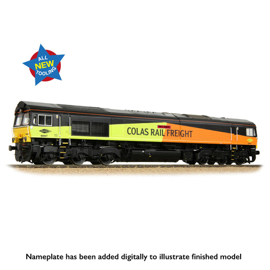 Bachmann 50-004 Class 66/8 66847 'Terry Baker' Colas Rail Freight OO Gauge *PRE ORDER £195.46*
