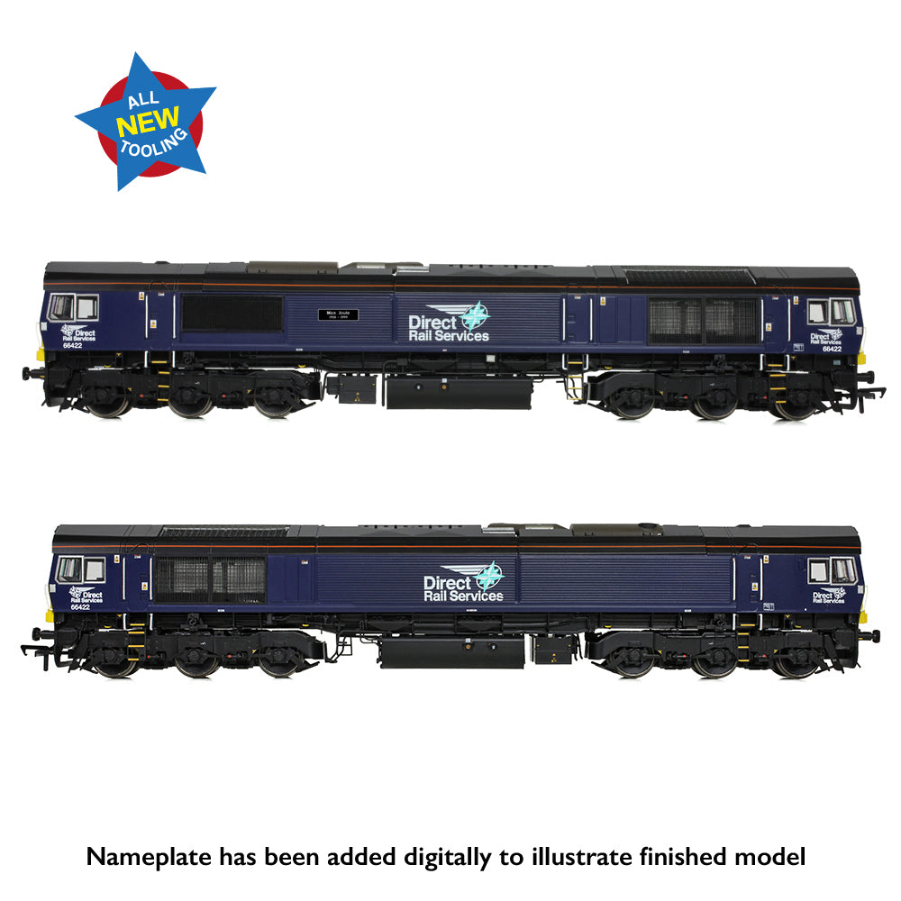 Bachmann 50-010 Class 66/4 66422 'Max Joule 1958-1999' DRS Compass (Small Logo) OO Gauge *PRE ORDER £195.46*