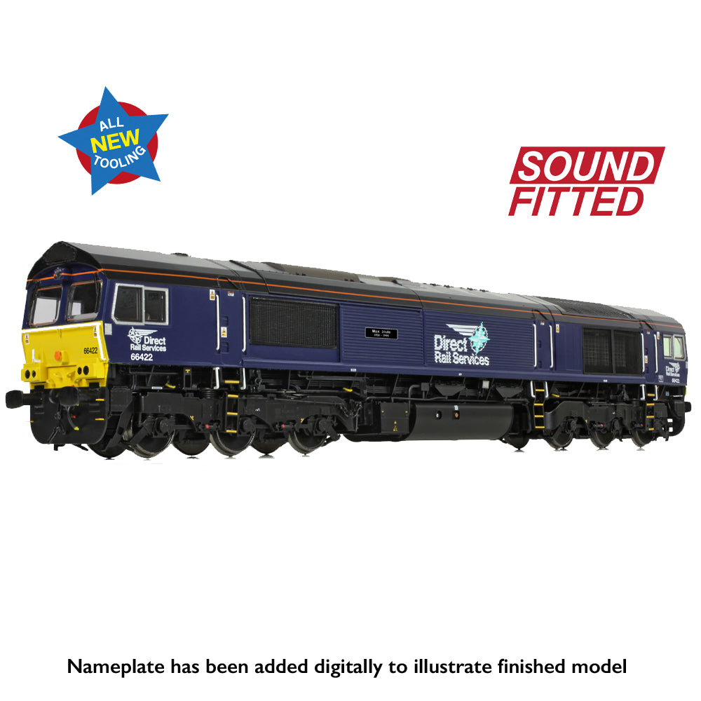 Bachmann 50-010SF Class 66/4 66422 'Max Joule 1958-1999' DRS Compass (Small Logo) OO Gauge *PRE ORDER £288.96*