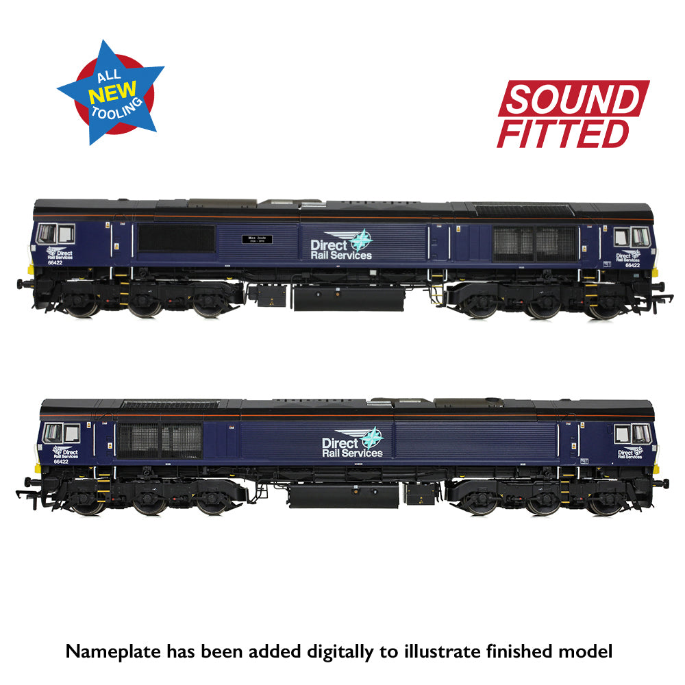 Bachmann 50-010SF Class 66/4 66422 'Max Joule 1958-1999' DRS Compass (Small Logo) OO Gauge *PRE ORDER £288.96*