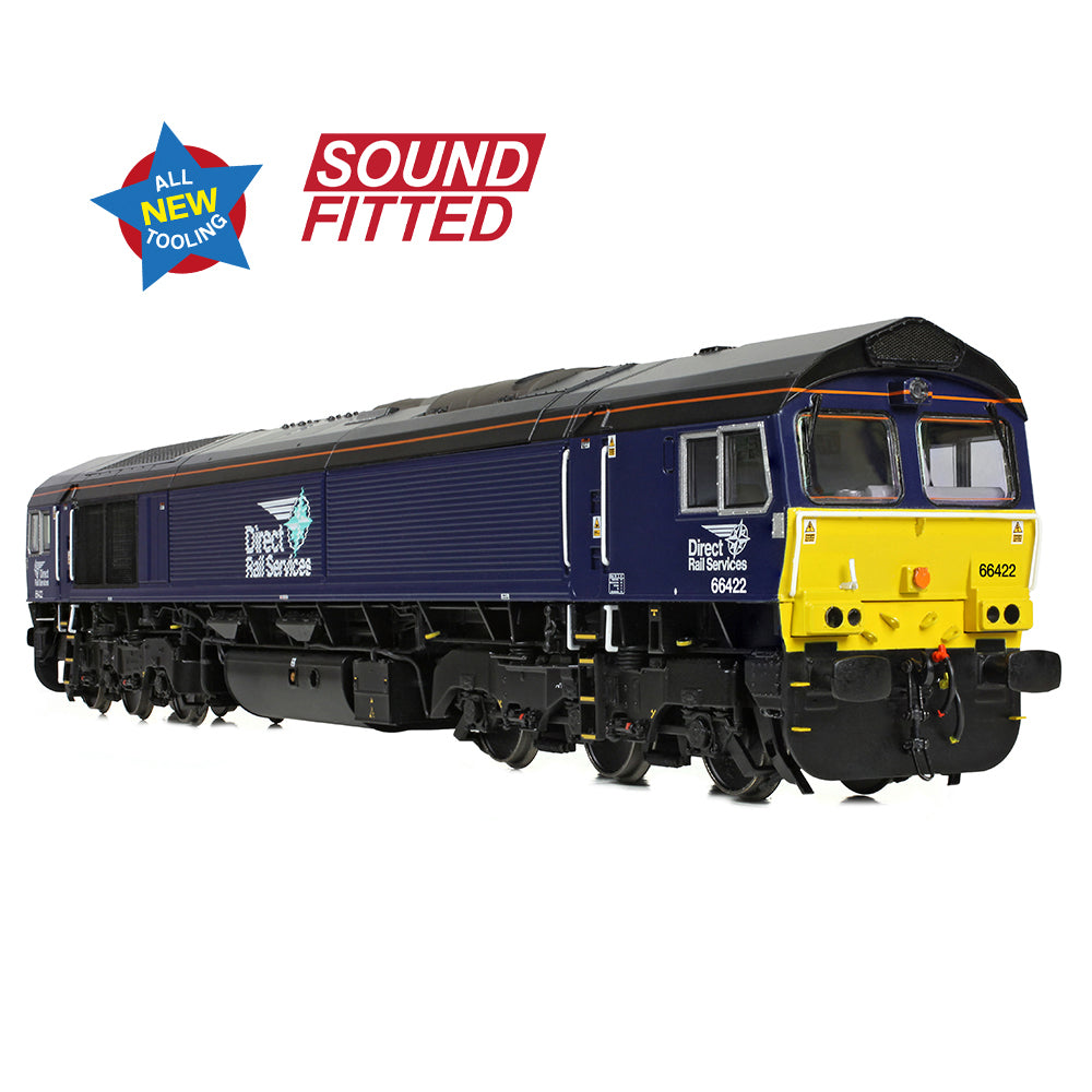 Bachmann 50-010SF Class 66/4 66422 'Max Joule 1958-1999' DRS Compass (Small Logo) OO Gauge *PRE ORDER £288.96*