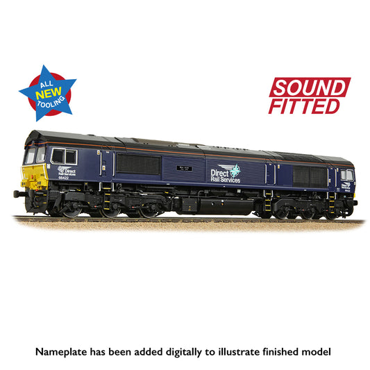 Bachmann 50-010SF Class 66/4 66422 'Max Joule 1958-1999' DRS Compass (Small Logo) OO Gauge *PRE ORDER £288.96*