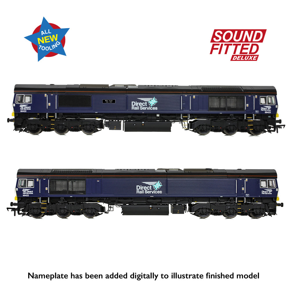 Bachmann 50-010SFX Class 66/4 66422 'Max Joule 1958-1999' DRS Compass OO Gauge *PRE ORDER £314.46*