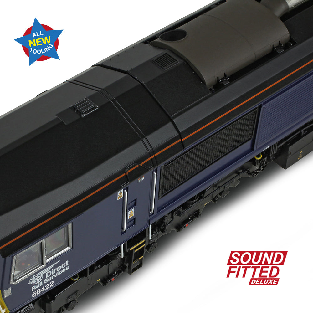 Bachmann 50-010SFX Class 66/4 66422 'Max Joule 1958-1999' DRS Compass OO Gauge *PRE ORDER £314.46*