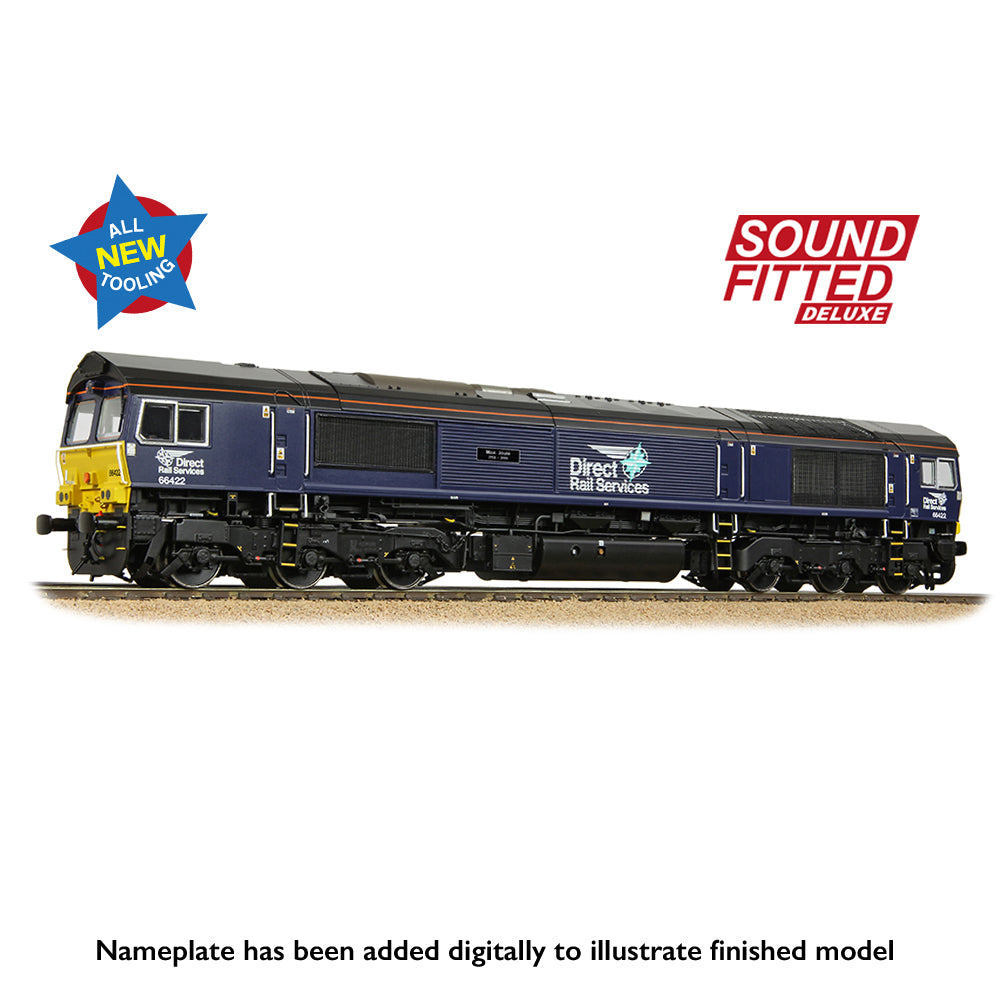 Bachmann 50-010SFX Class 66/4 66422 'Max Joule 1958-1999' DRS Compass OO Gauge *PRE ORDER £314.46*
