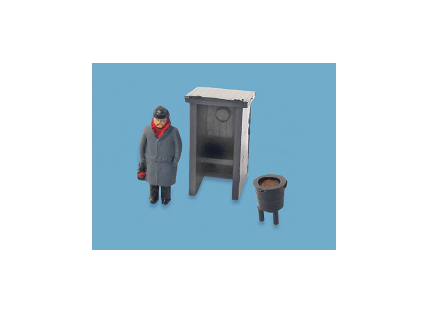 Modelscene 5034 Fog Man, Hut & Brazier