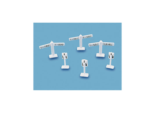 Modelscene 5051 Level Signs & Mile Posts