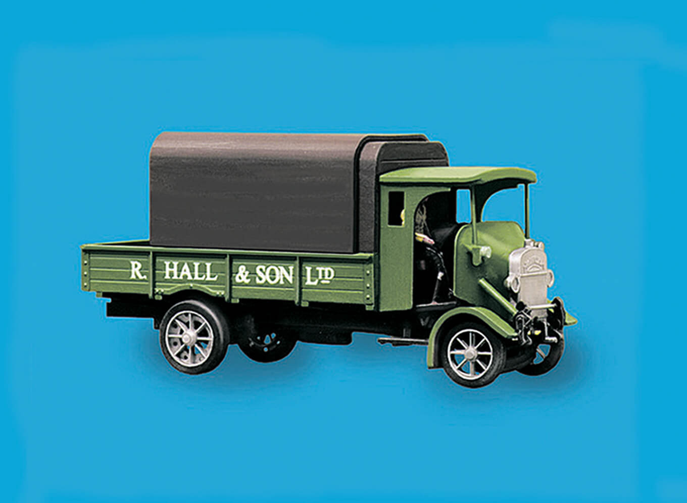 Modelscene 5135 Thornycroft PB 4 Ton Lorry, Hall & Sons Livery