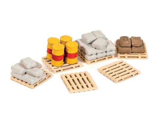 Ratio 514 Pack of Assorted Pallets, Sacks & Barrels