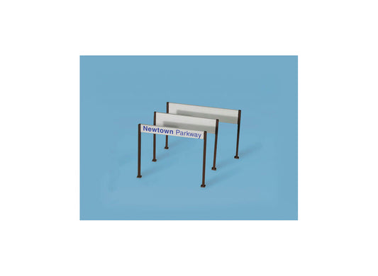 Modelscene 5186 Station Nameboards, Modern Type