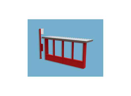 Modelscene 5192 Bus Stops (2) & signs (6)