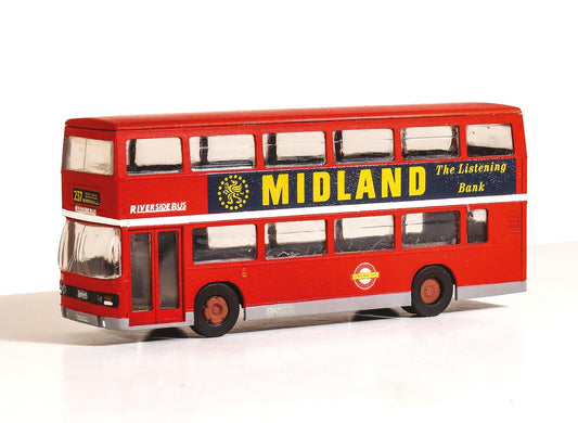 Modelscene 5501 Leyland Olympian Double Deck Bus - London Buses, Riverside livery