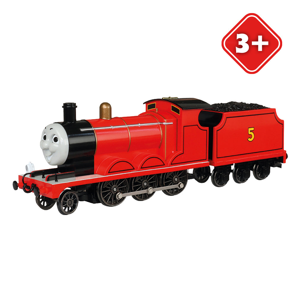 Bachmann Thomas & Friends 58743BE James The Red Engine w/Moving Eyes DCC Ready, OO Gauge