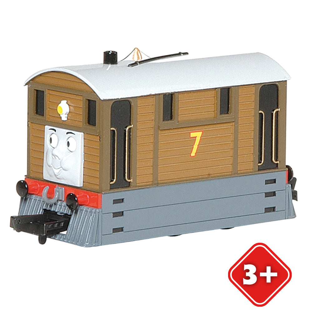 Bachmann Thomas & Friends 58747BE Toby The Tram Engine w/Moving Eyes DCC Ready, OO Gauge