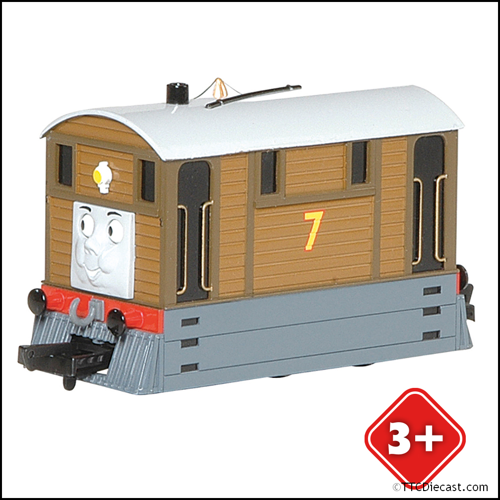Bachmann Thomas & Friends 58747BE Toby The Tram Engine w/Moving Eyes DCC Ready, OO Gauge