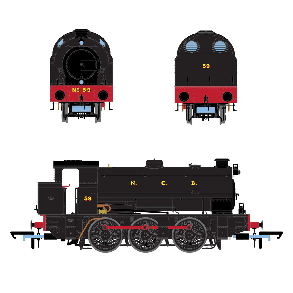 Accurascale ACC3107 NCB North East - VF5300 - 59, OO Gauge