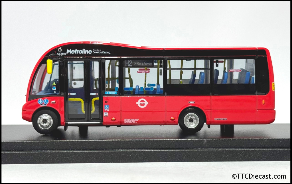 Model 1 63894 1/76 Optare Solo SR 7.9m , Metroline OS2502 Route H2 Golders Green