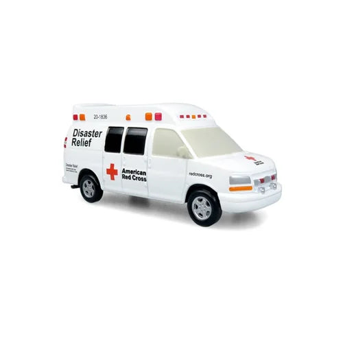 Iconic Replicas 640222 Chevrolet Ambulance Red Cross 1:64 Scale *PRE ORDER £13.49*
