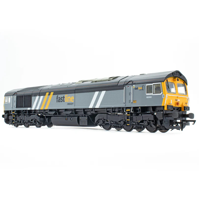 Accurascale ACC3028-DCC Class 66 Fastline 66302 DCC Sound Fitted , OO Gauge
