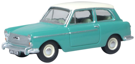 Oxford 76AA008 Austin A40 MkII Fern Green/Snowberry White 1/76 Scale