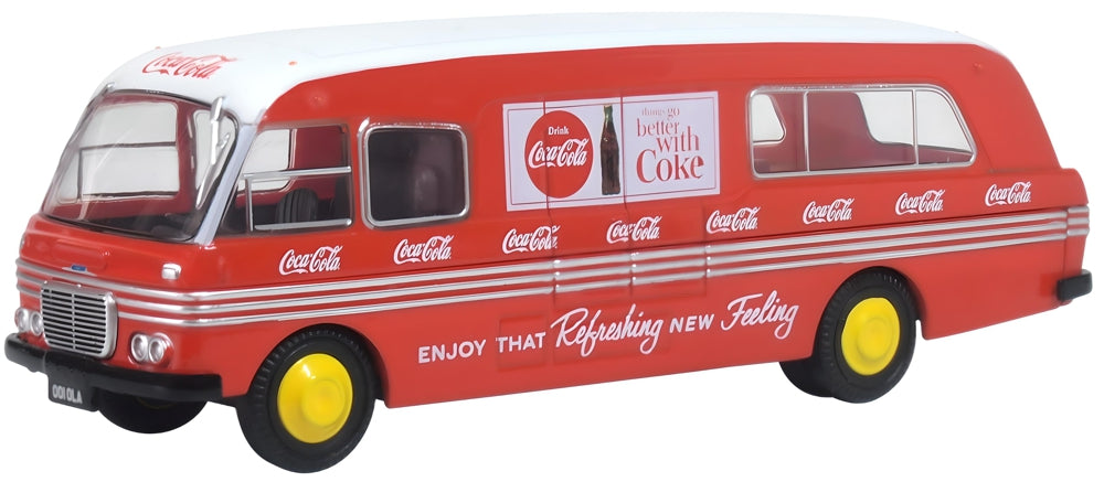Oxford 76BMC005CC BMC Mobile Unit Coca Cola 1:76 Scale